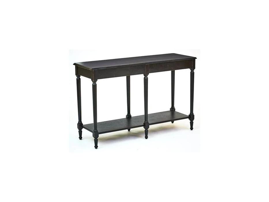 Mobilier de Maison: Provence: консоль с ящиками (черный со старением)