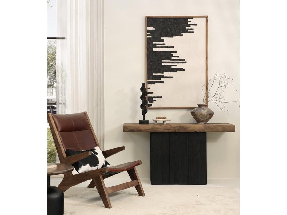 Mobilier de Maison: Wooden Vintage Loft: консоль  (дуб, черный)