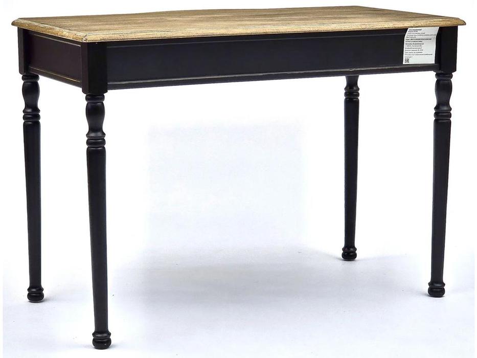 Mobilier de Maison: Provence: стол письменный с ящиками (черный со старением)