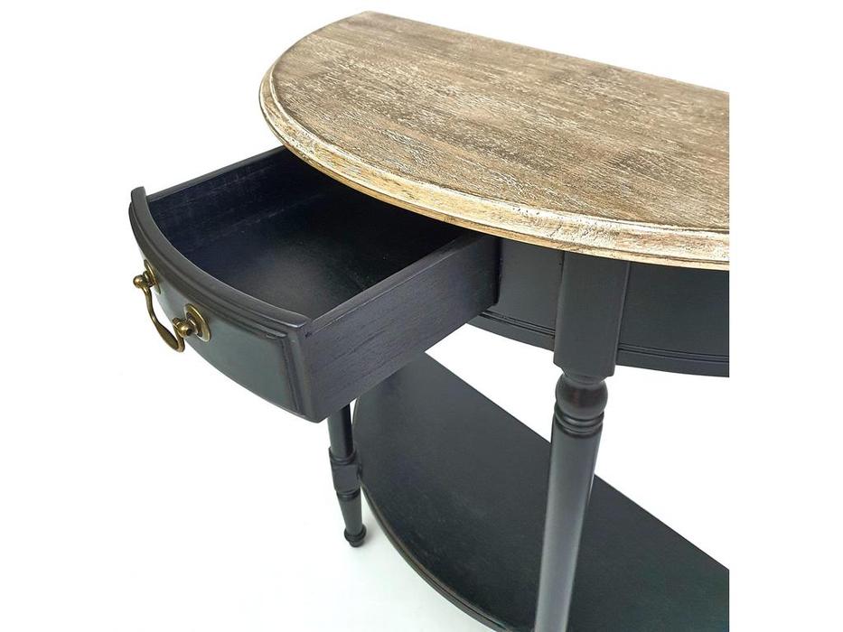 Mobilier de Maison: Provence: консоль с ящиком (черный)