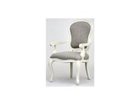 Mobilier de Maison: Provence: стул с подлокотниками  с эффектом старения (молочный)