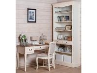 Mobilier de Maison: Provence: стол письменный  с эффектом старения (молочный)