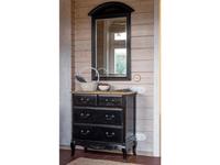 Mobilier de Maison: Provence: комод  с ящиками (черный со старением)