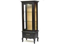 Mobilier de Maison: Provence: витрина 1 дверная  (черный со старением)