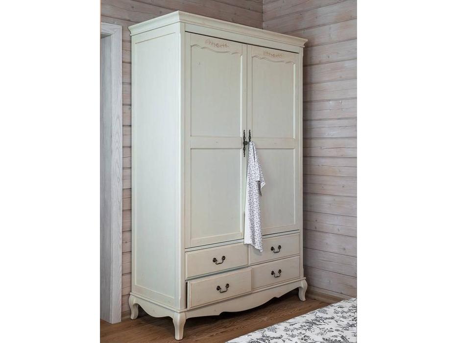 Mobilier de Maison: Provence: шкаф 2-х дверный  с эффектом старения (молочный)