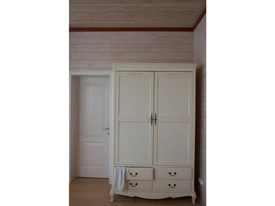 Mobilier de Maison: Provence: шкаф 2-х дверный  с эффектом старения (молочный)