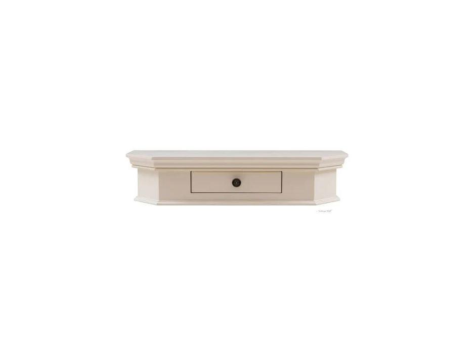 Mobilier de Maison: Provence: консоль подвесная  с ящиком (молочный)