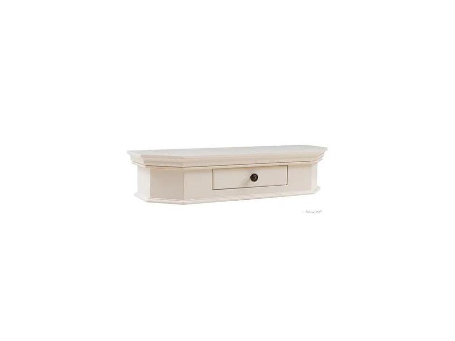 Mobilier de Maison: Provence: консоль подвесная  с ящиком (молочный)