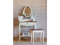 Mobilier de Maison: Provence: стол туалетный  с зеркалом (белый)