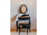 Mobilier de Maison: Provence: стол туалетный  с зеркалом (черный со старением)