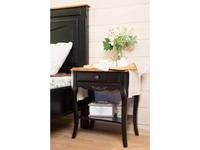Mobilier de Maison: Provence: тумба прикроватная  (черный со старением)