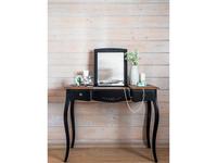Mobilier de Maison: Provence: стол туалетный  с зеркалом (черный со старением)
