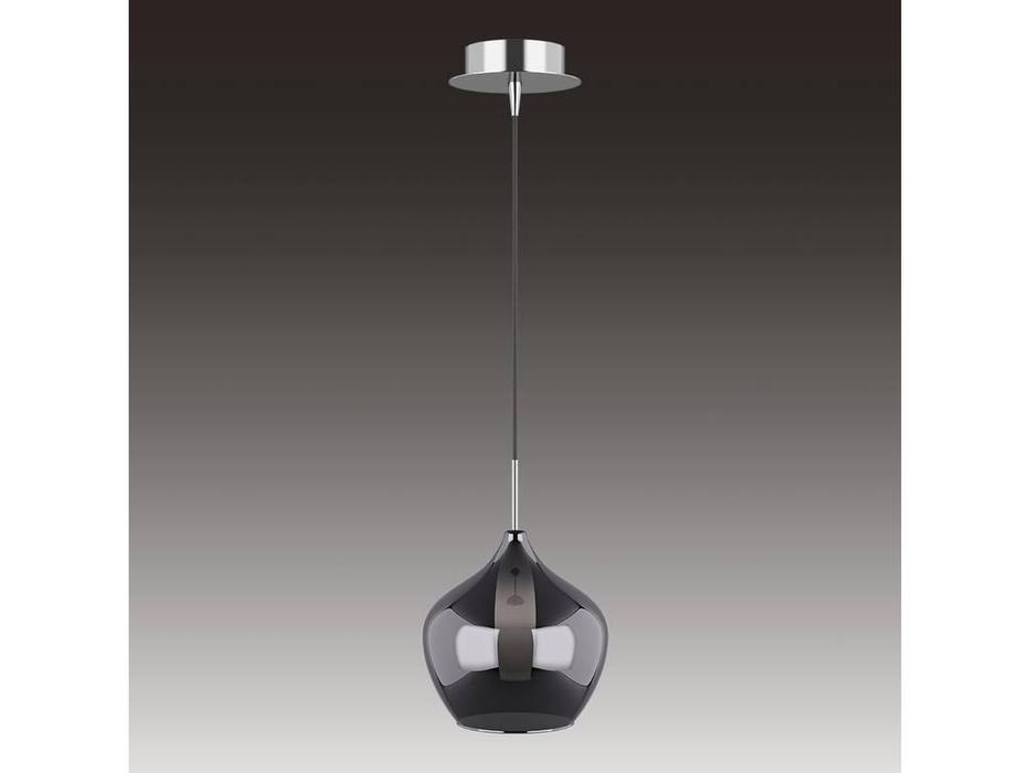 Lightstar: Pentola: люстра подвесная 1х25W G9 (хром, дымчатый)