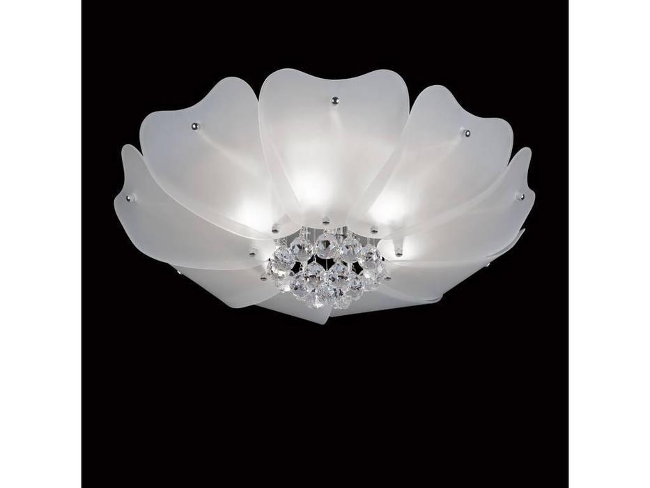 Lightstar: Lobo: люстра потолочная  6 x G9 max 40W (хром, стекло матовое)