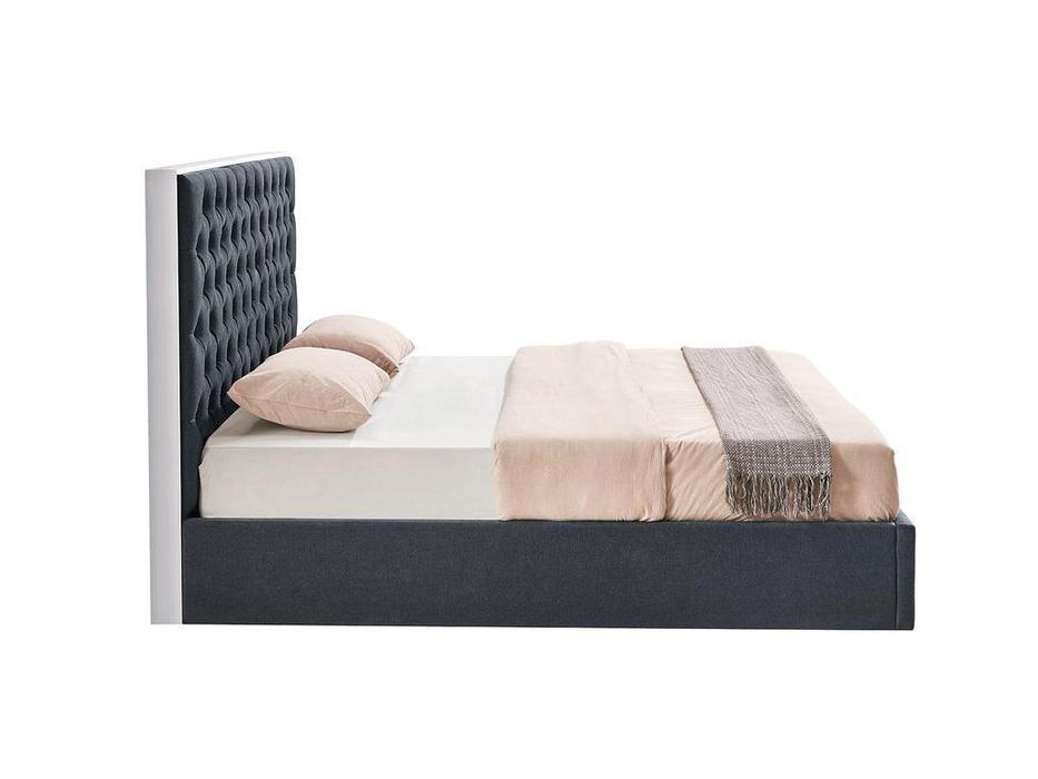 ESF: LBD1704: кровать двуспальная 160х200 (серый)