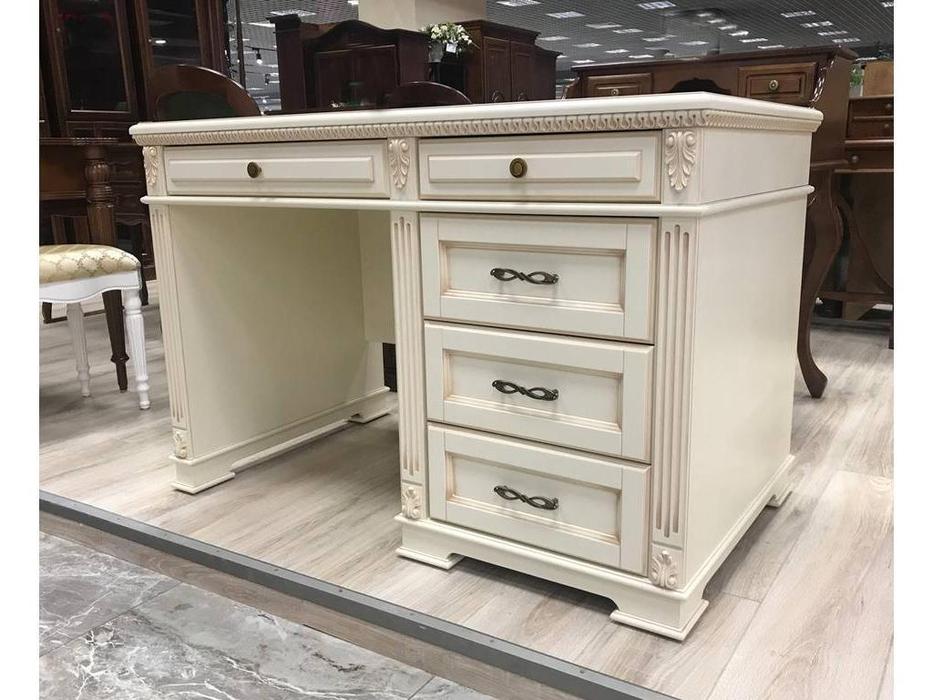 Arco: Decor: стол письменный  (беж, коричневая патина)