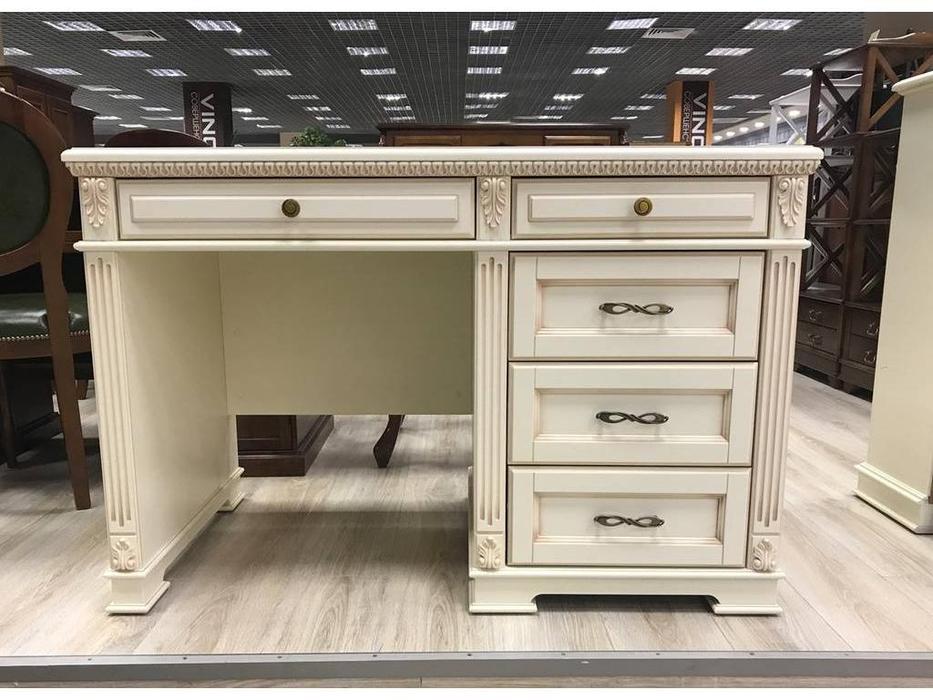 Arco: Decor: стол письменный  (беж, коричневая патина)