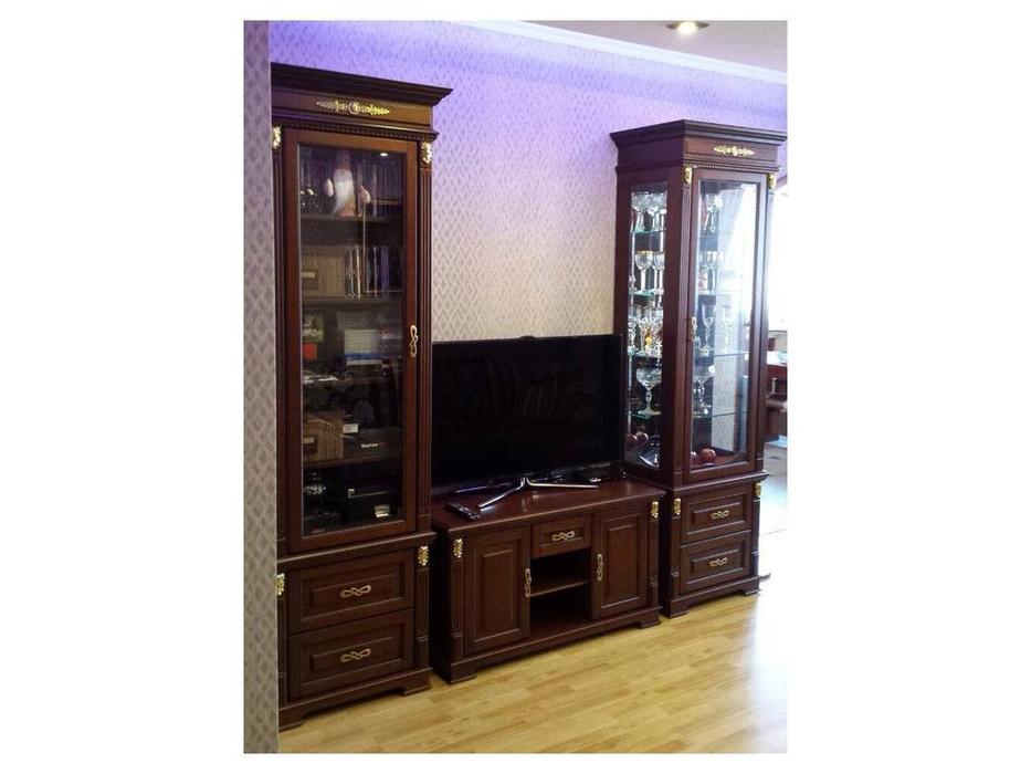 Arco: Decor: стенка в гостиную (орех темный)