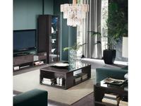 ALF: Heritage: витрина 1 дверная  правая (dark velvet birch high gloss)
