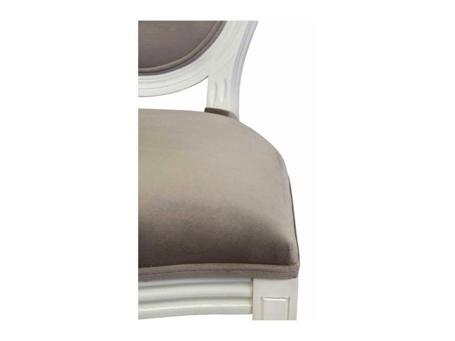 Interior: Volker taupe classic: стул  (белый, коричневый)