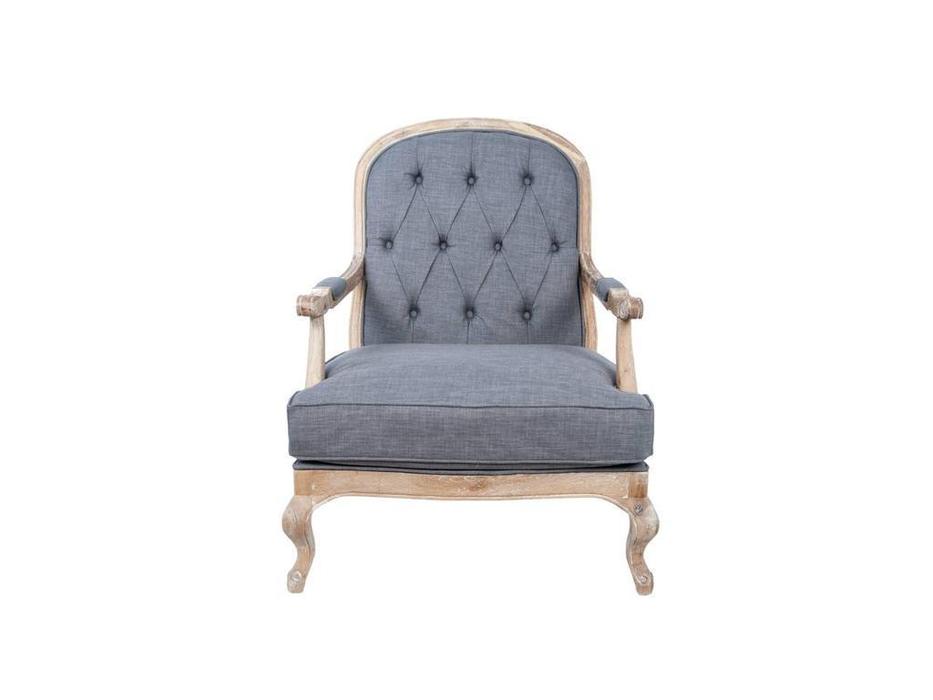 Interior: Honesta grey: кресло  с пуфом (серый)