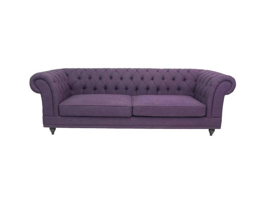 Interior: Neylan purple: диван 3-х местный  (фиолетовый)