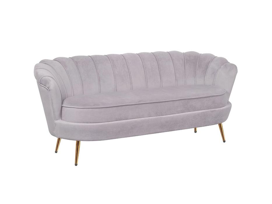 Interior: Pearl Triple: диван 3 местный ракушка (серый)