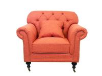 Interior: Kavita orange: кресло  на колесиках (оранжевый)