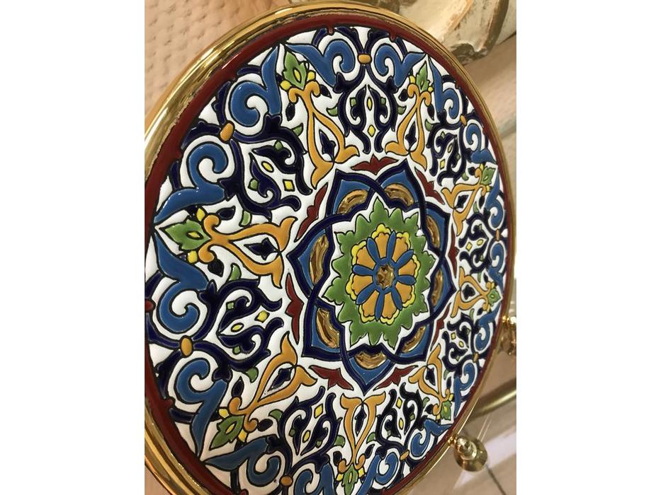 Artecer: Ceramico: тарелка декоративная  23 см (золото, разноцветный)