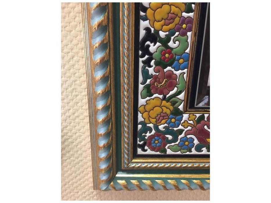 Artecer: зеркало в багете  керамика, золото