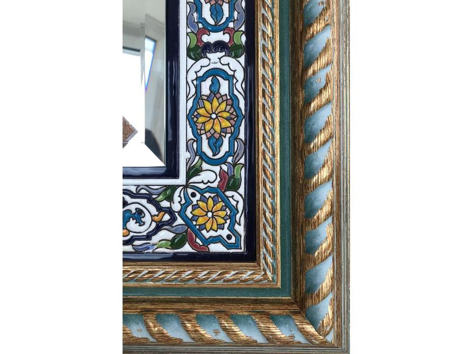 Artecer: зеркало в багете  керамика, золото