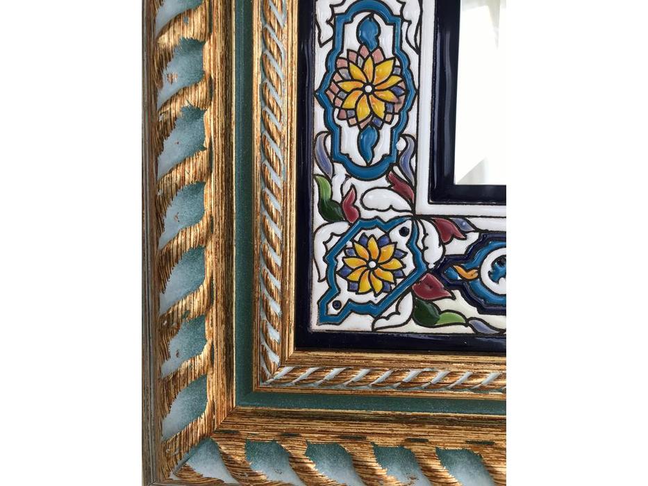 Artecer: зеркало в багете  керамика, золото