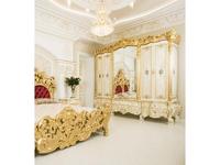 Мэри: Барокко Люкс: шкаф 6 дверный зеркальный  (золото)