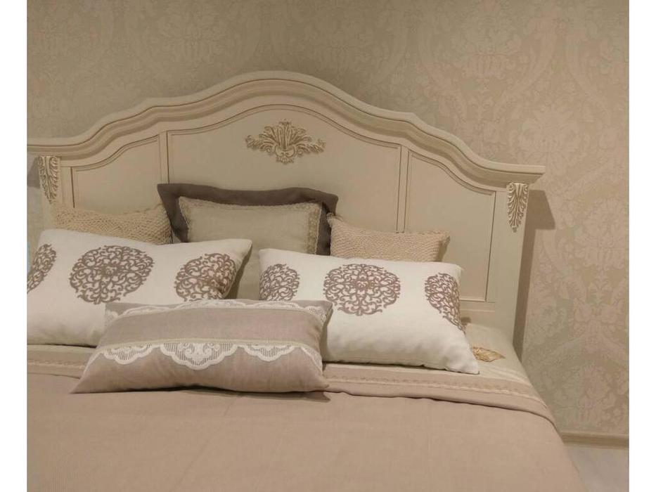 LAtelier Du Meuble: Romantic Gold: кровать 160х200  (слоновая кость, золото)