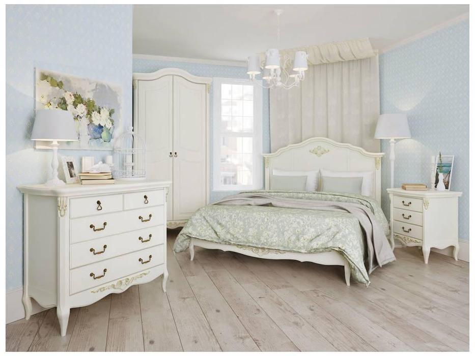 LAtelier Du Meuble: Romantic: кровать 160х200  (слоновая кость)