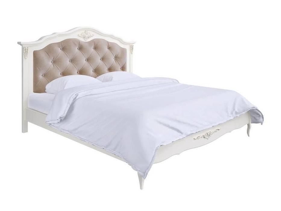 LAtelier Du Meuble: Romantic: кровать 180х200 с мягким изголовьем  (слоновая кость)