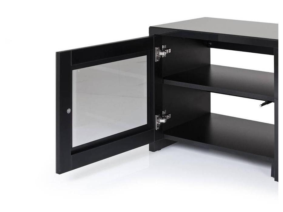 Sonorous: LB 1620: тумба под телевизор  (черное стекло, черный)