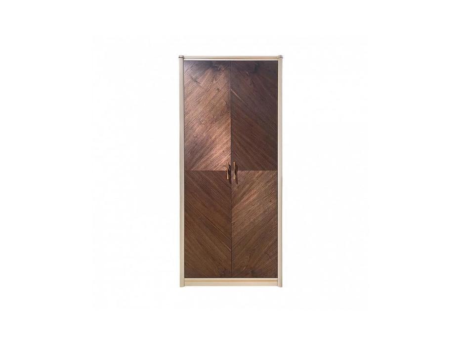 Timber: Венеция: шкаф 2 дверный  (меланж, орех)