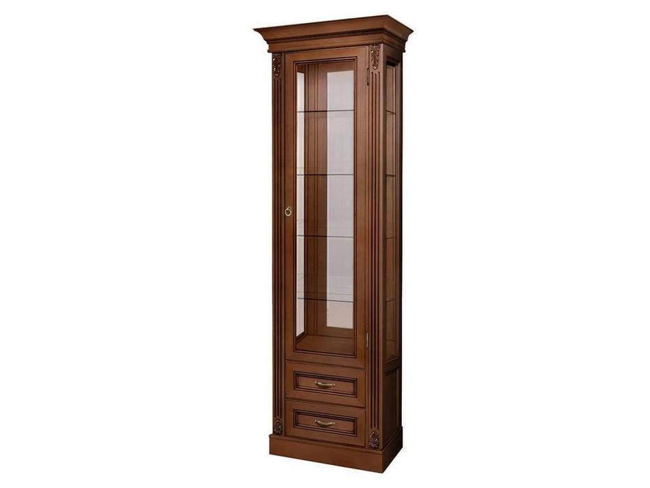 Timber: Палермо: витрина 1 дверная  правая (орех)