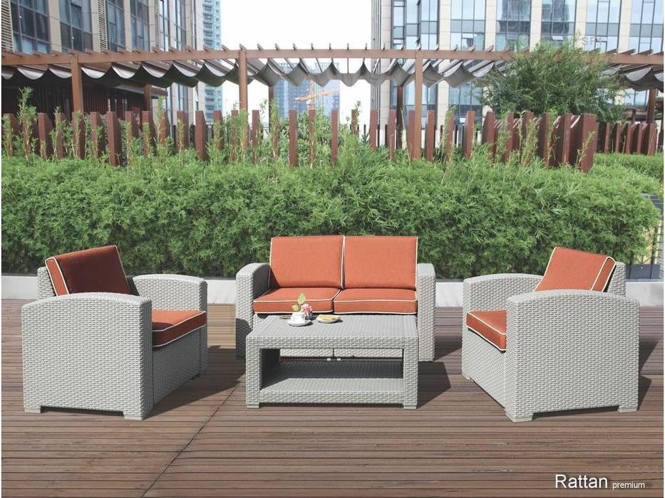 Rattan: Premium: диван и кресла  Premium 4 (венге)