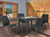 Стол садовый Rattan Dallas