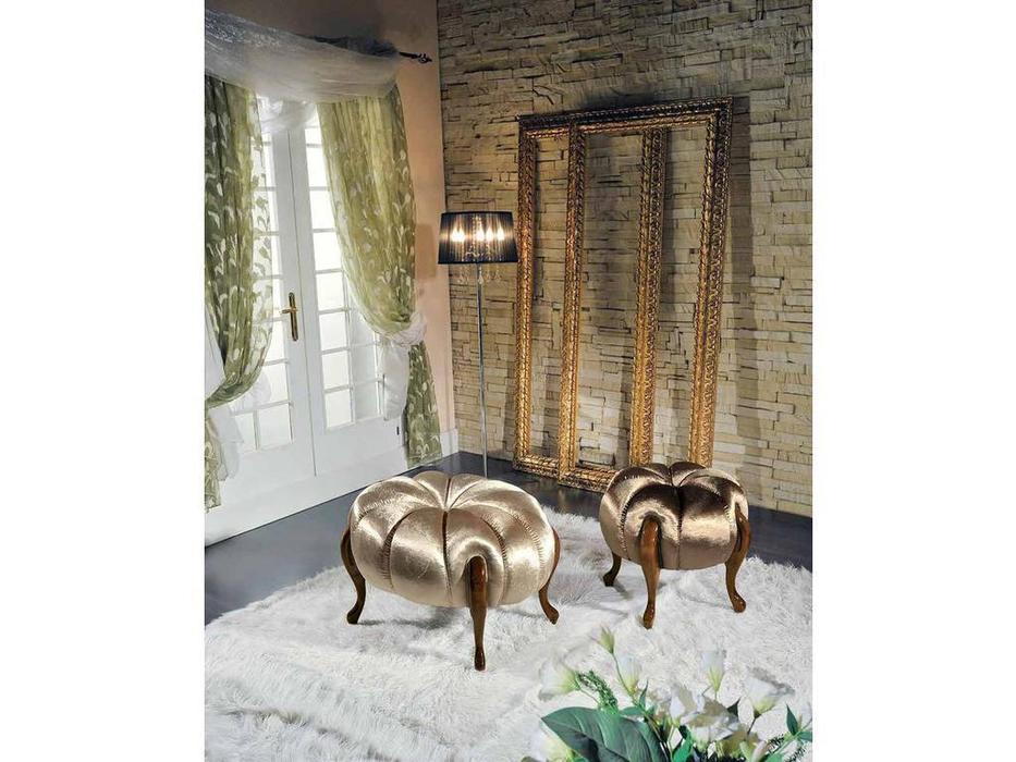 Tarocco Vaccari: Luxury: пуф круглый  (орех)