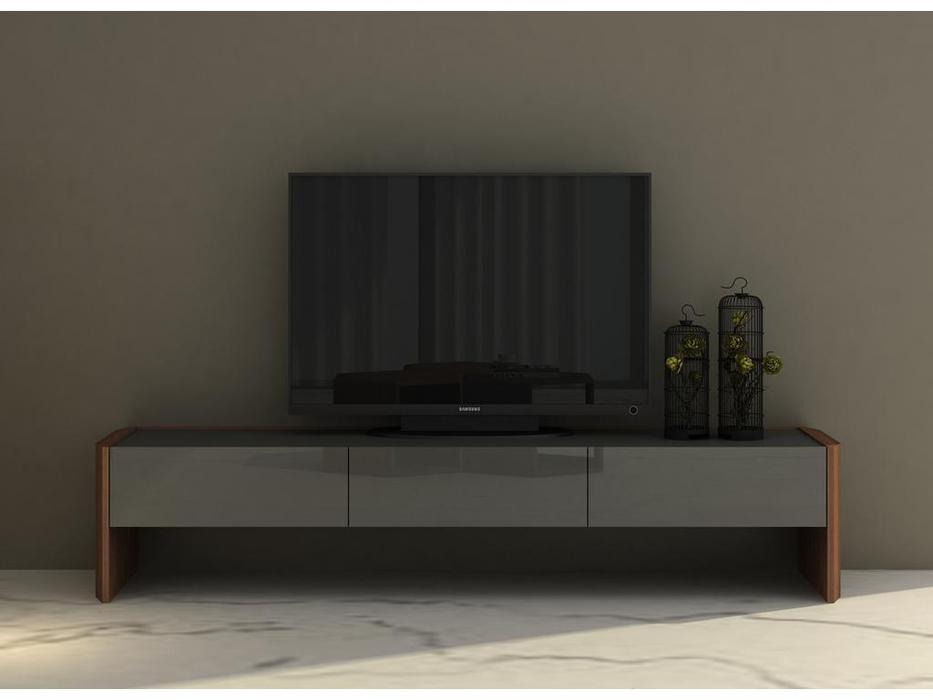Mod Interiors: Avila: тумба под телевизор  (орех, серый)
