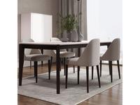 Mod Interiors: Marbella: стол обеденный  не раскладной (серо-бежевый, орех)