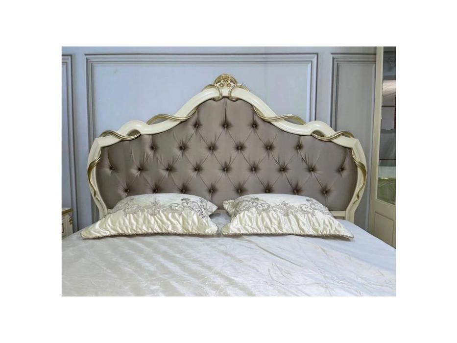 FurnitureCo: Бьянка: кровать двуспальная  180х200 (беж)