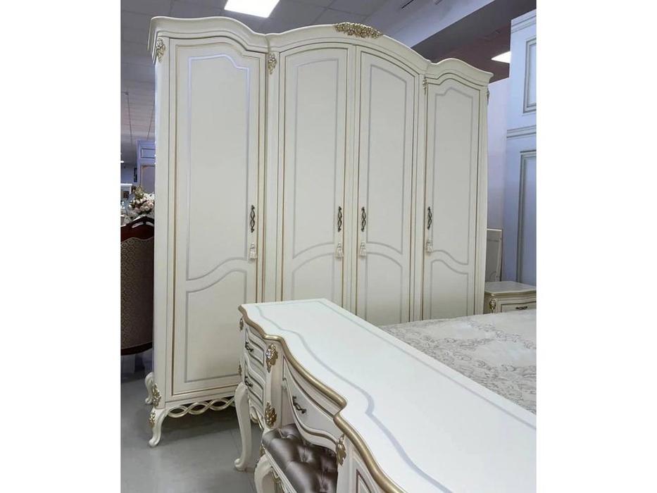 FurnitureCo: Бьянка: шкаф 4 дверный  (беж)