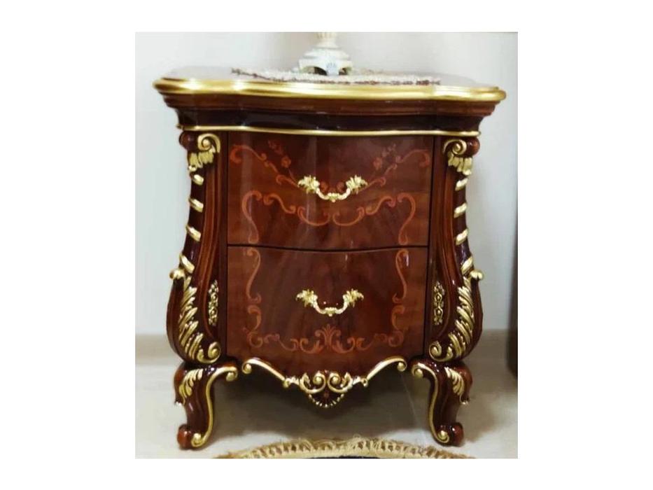 FurnitureCo: Вивальди: тумба прикроватная (орех)