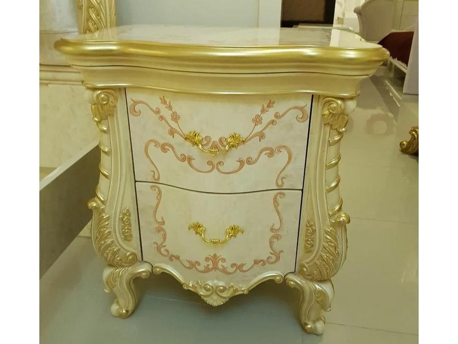 FurnitureCo: Вивальди: тумба прикроватная (слоновая кость)