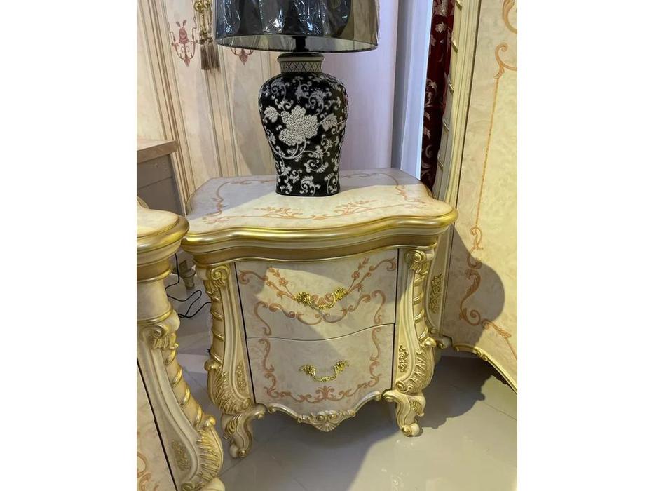 FurnitureCo: Вивальди: тумба прикроватная (слоновая кость)