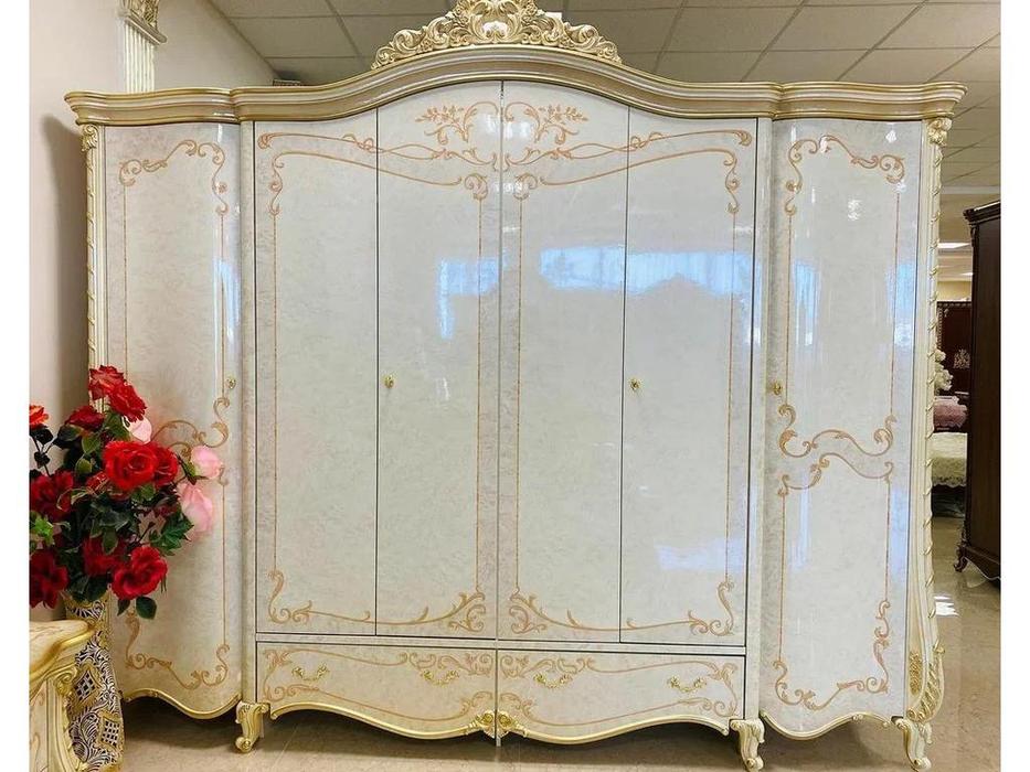 FurnitureCo: Вивальди: шкаф 6 дверный (слоновая кость)